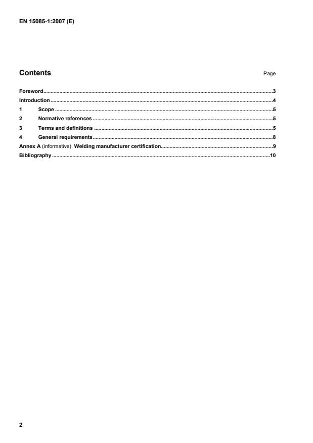 EN 15085-1:2007 EN 15085-1:2008 - Page 4 preview