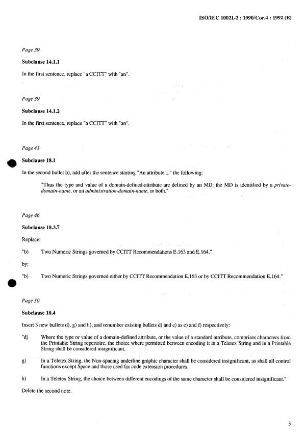 ISO/IEC 10021-2:1990/Cor 4:1992