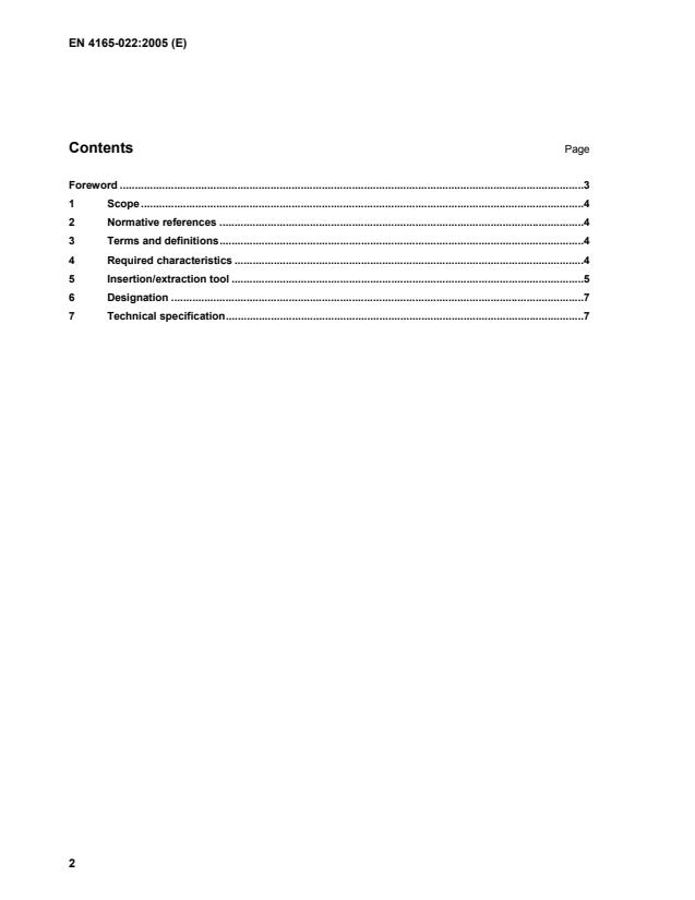 EN 4165-022:2005 EN 4165-022:2008 - Page 4 preview