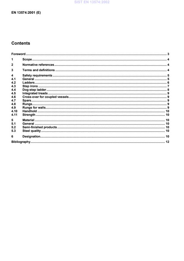 SIST EN 13574:2002 SIST EN 13574:2002 - Page 4 preview