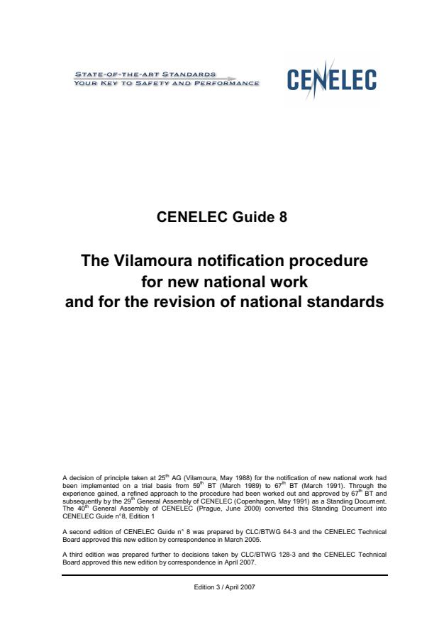 V CLC Guide 8:2007