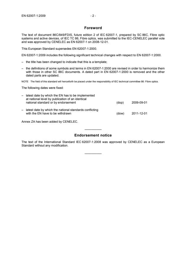EN 62007-1:2009 EN 62007-1:2009 - Page 4 preview