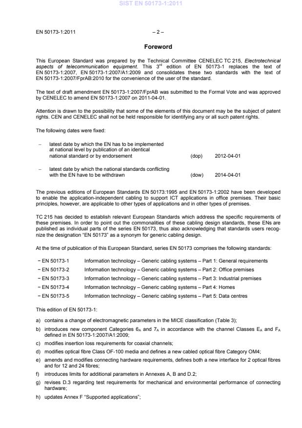 EN 50173-1:2011 EN 50173-1:2011 - Page 4 preview