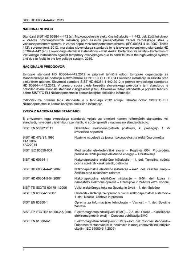 HD 60364-4-442:2012 HD 60364-4-442:2012 - BARVE - Page 2 preview