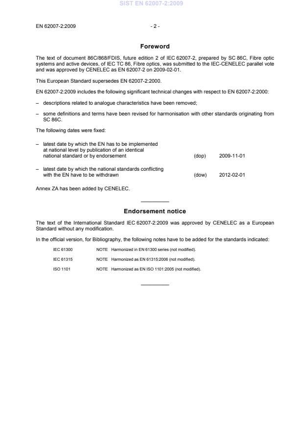 EN 62007-2:2009 EN 62007-2:2009 - Page 4 preview