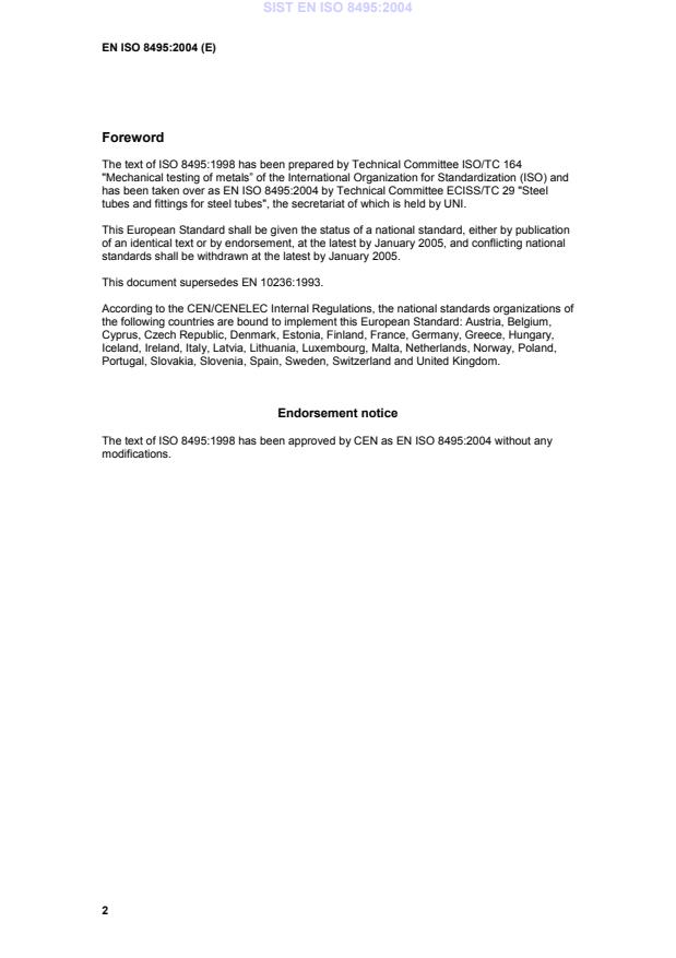 EN ISO 8495:2004 EN ISO 8495:2004 - Page 4 preview