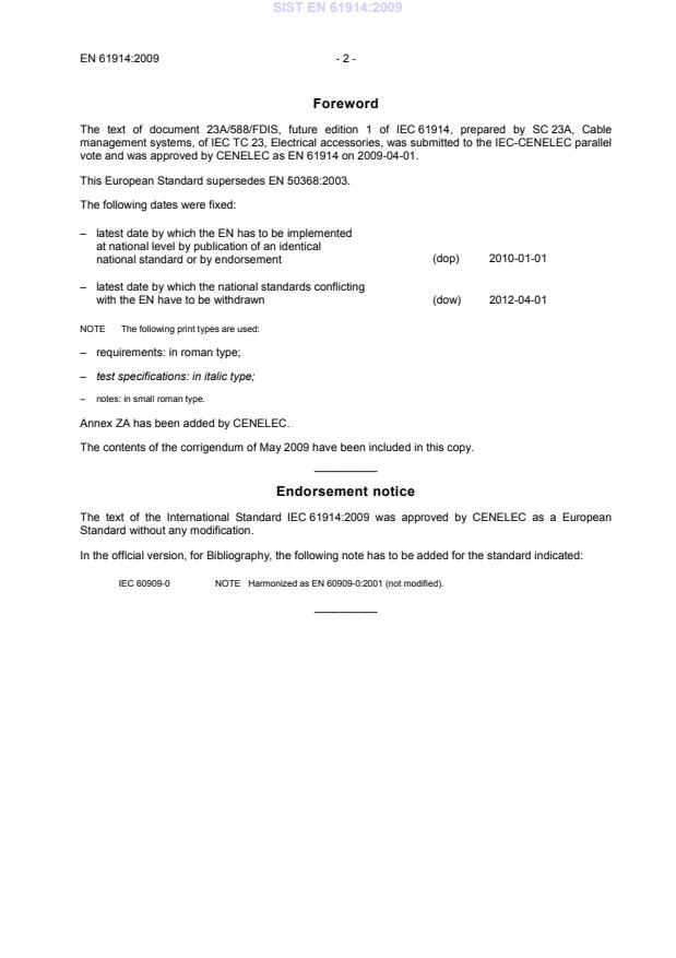 EN 61914:2009 EN 61914:2009 - BARVE - Page 4 preview