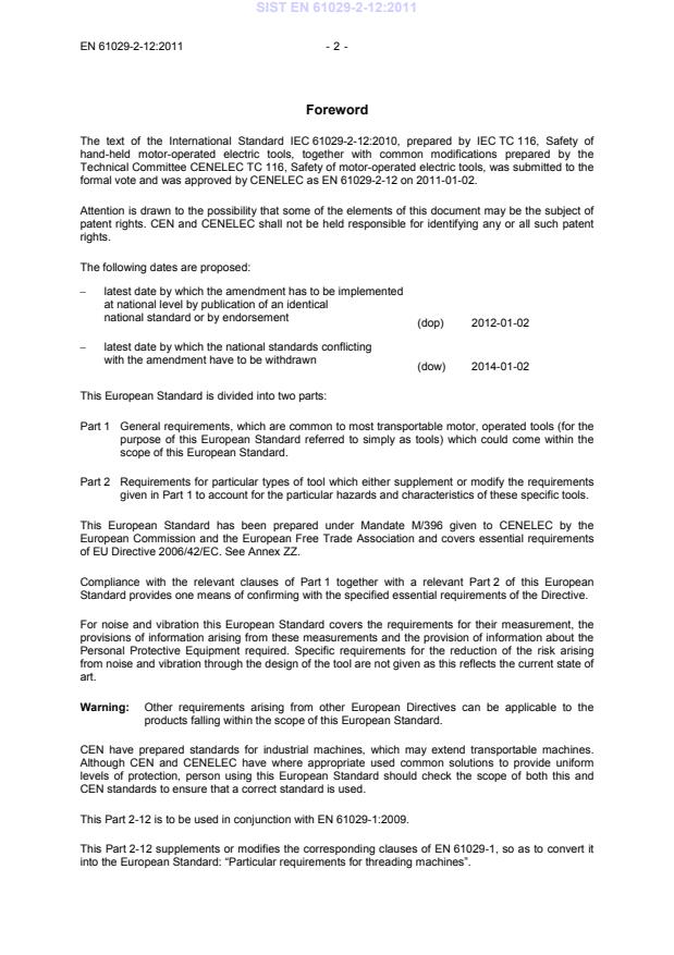 EN 61029-2-12:2011 EN 61029-2-12:2011 - Page 4 preview