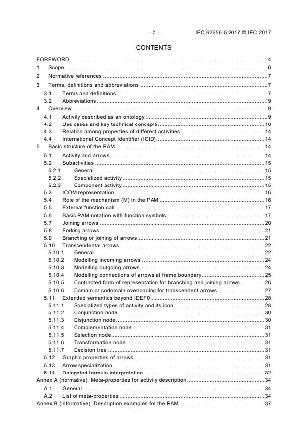 IEC 62656-5:2017 IEC 62656-5:2017 - Standardized product ontology register and transfer by spreadsheets - Part 5: Interface for activity description - Page 4 preview