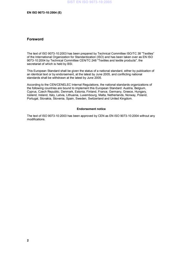 EN ISO 9073-10:2004 EN ISO 9073-10:2005 - Page 4 preview