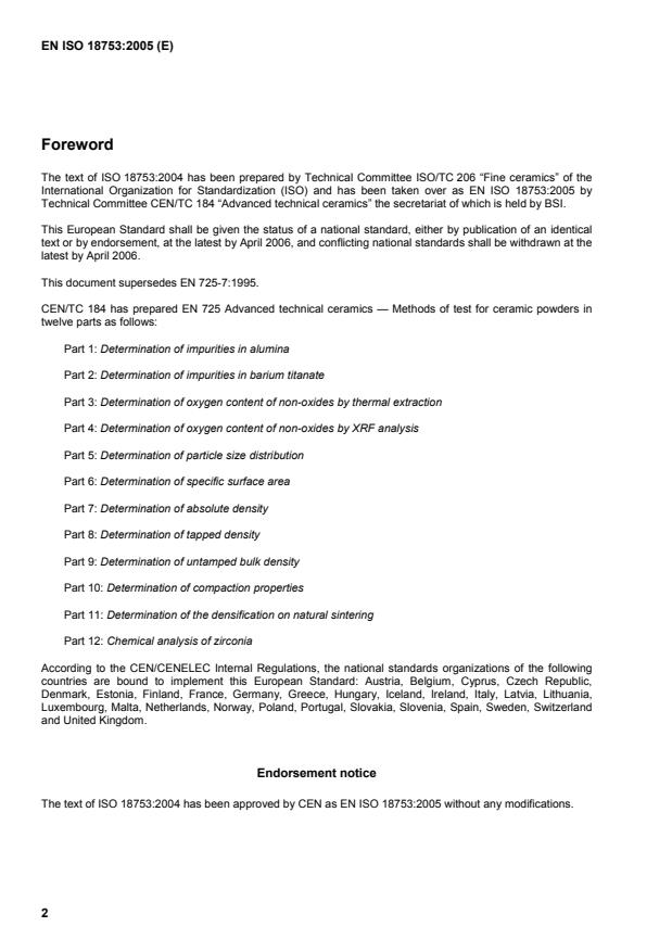 EN ISO 18753:2005 EN ISO 18753:2006 - Page 4 preview