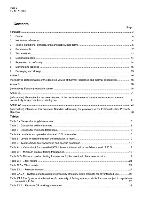 EN 13170:2001 EN 13170:2002 - Page 4 preview