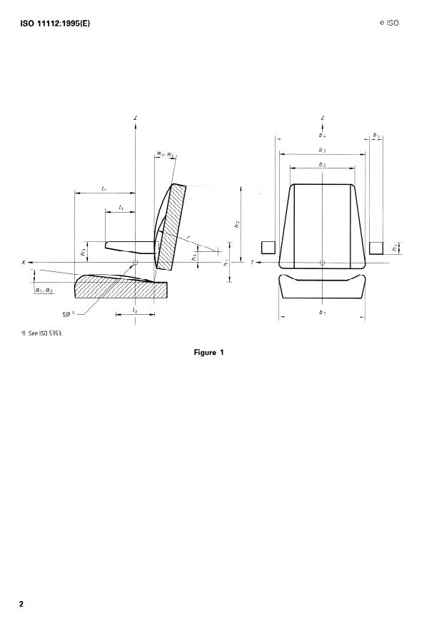 ISO 11112:1995 ISO 11112:1995 - Earth-moving machinery -- Operator's seat -- Dimensions and requirements - Page 4 preview