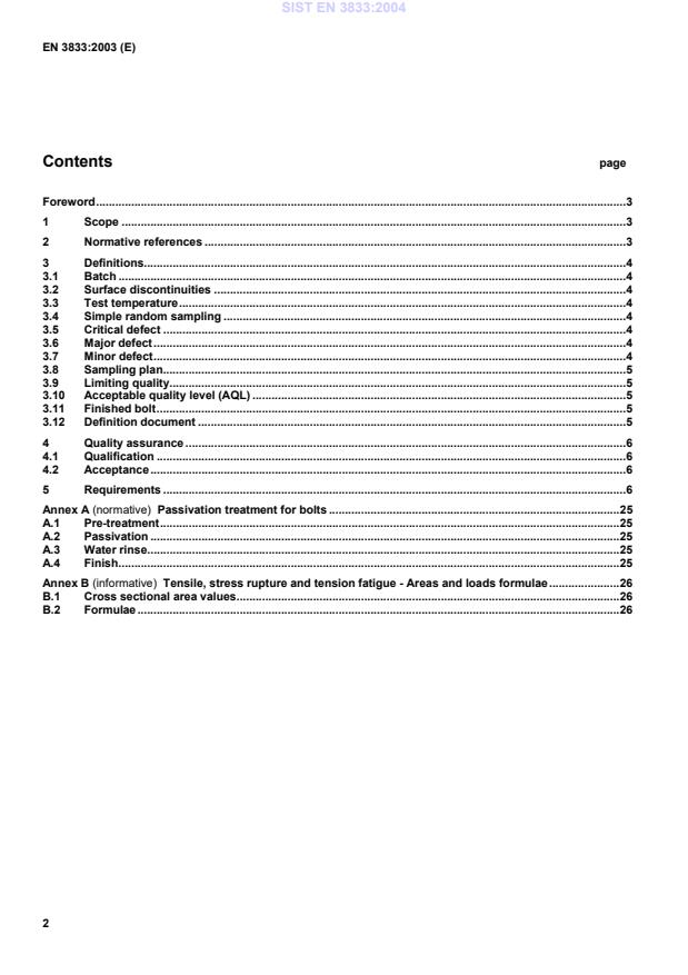 EN 3833:2003 EN 3833:2004 - Page 4 preview