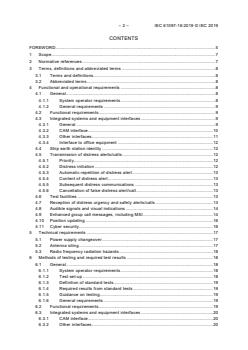 IEC 61097-16:2019 - Global maritime distress and safety system (GMDSS) - Part 16: Ship earth stations operating in mobile-satellite systems recognized for use in the GMDSS - Operational and performance requirements, methods of testing and required test results - Page 4 preview