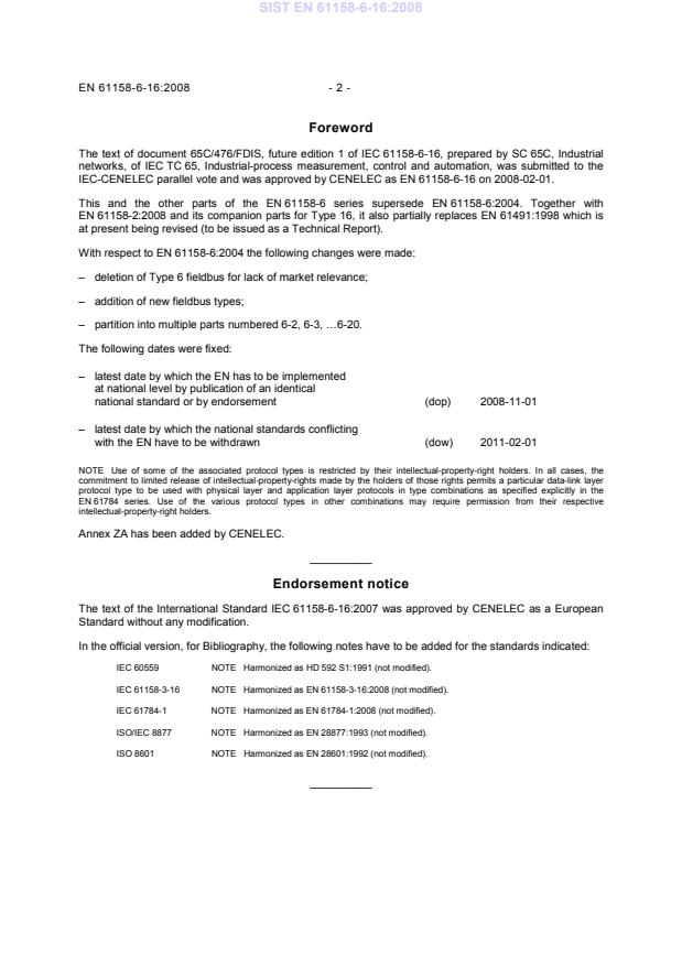 EN 61158-6-16:2008 EN 61158-6-16:2008 - Page 4 preview