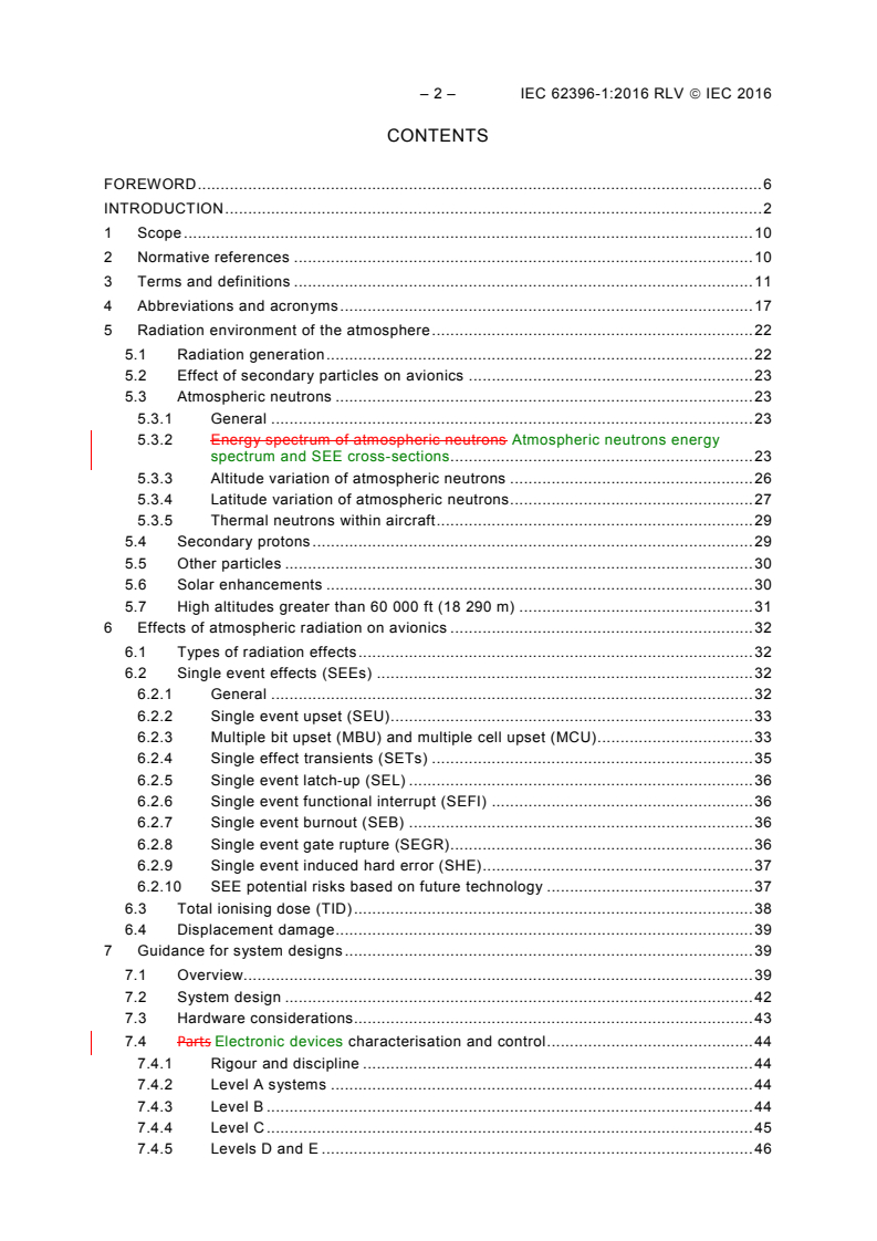 IEC 62396-1:2016 IEC 62396-1:2016 RLV - Process management for avionics - Atmospheric radiation effects - Part 1: Accommodation of atmospheric radiation effects via single event effects within avionics electronic equipment
Released:1/19/2016
Isbn:9782832231333 - Page 4 preview