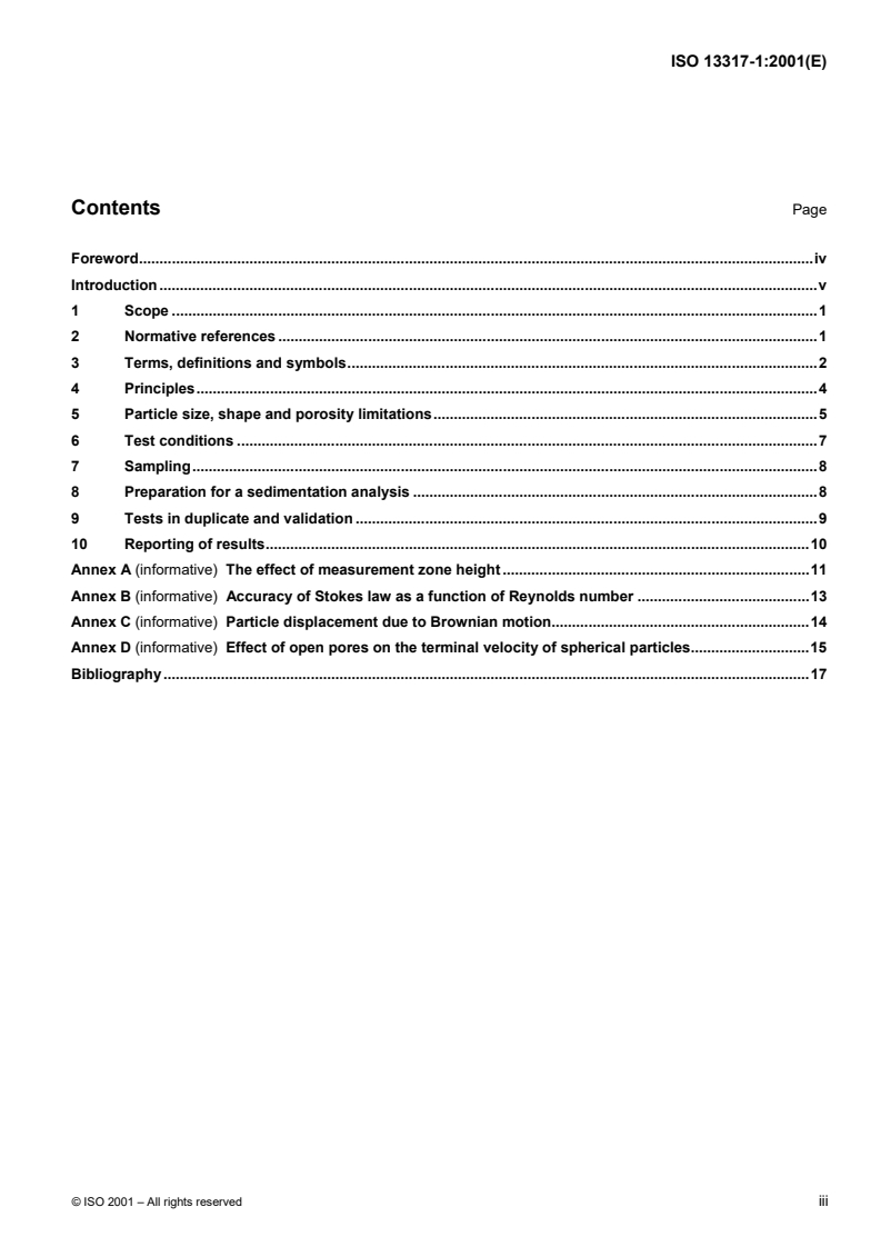 ISO 13317-1:2001 - Determination of particle size distribution by gravitational liquid sedimentation methods — Part 1: General principles and guidelines
Released:5/10/2001