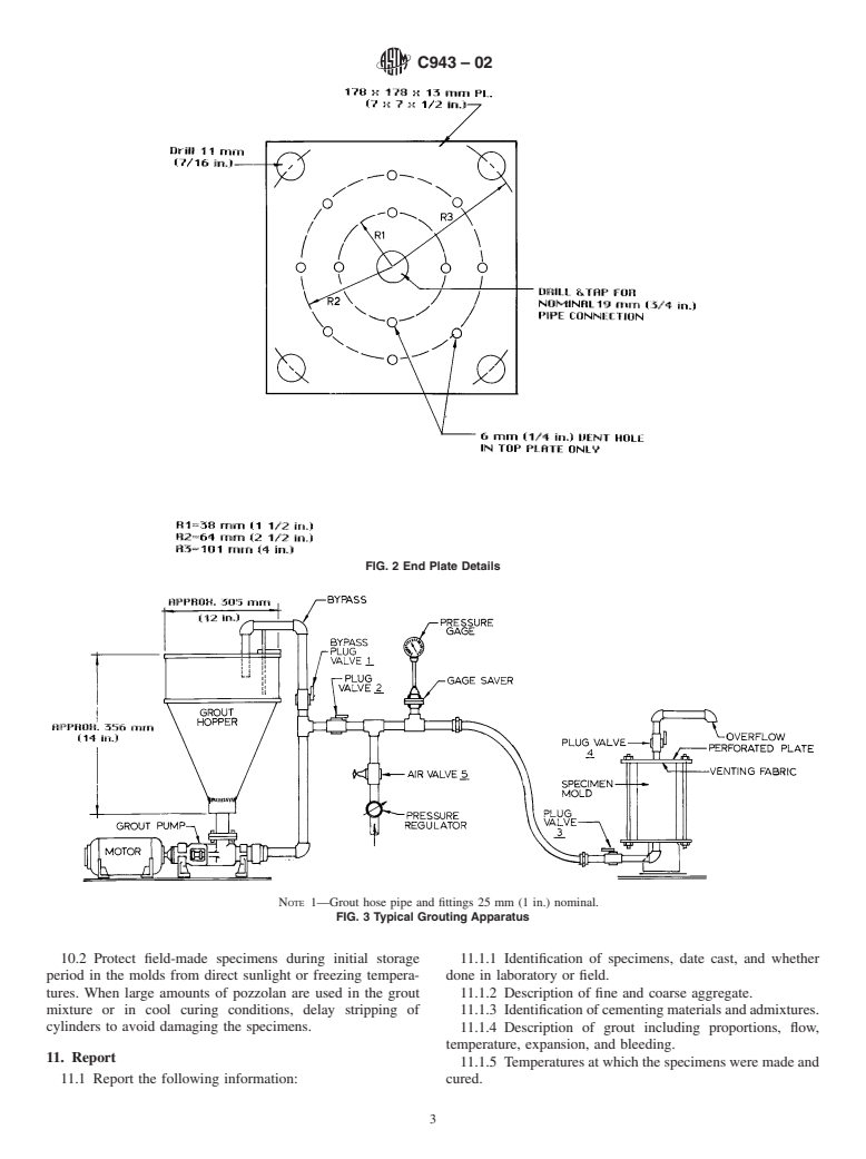 ASTM C943-02 - Standard Practice for Making Test Cylinders and Prisms for Determining Strength and Density of Preplaced-Aggregate Concrete in the Laboratory