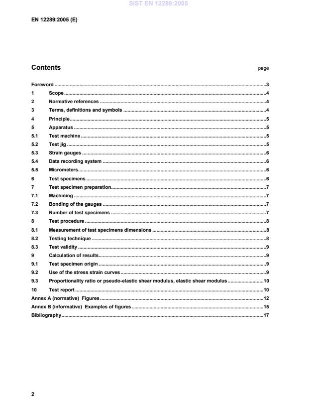 SIST EN 12289:2005 SIST EN 12289:2005 - Page 4 preview
