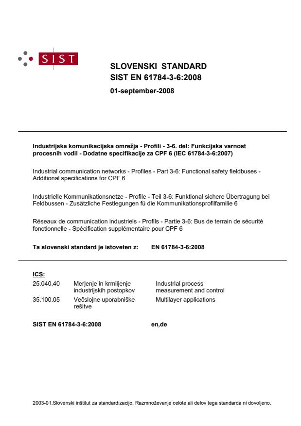 EN 61784-3-6:2008