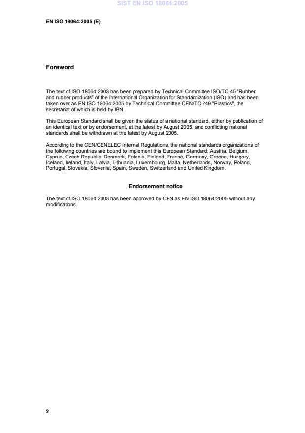 EN ISO 18064:2005 EN ISO 18064:2005 - Page 4 preview