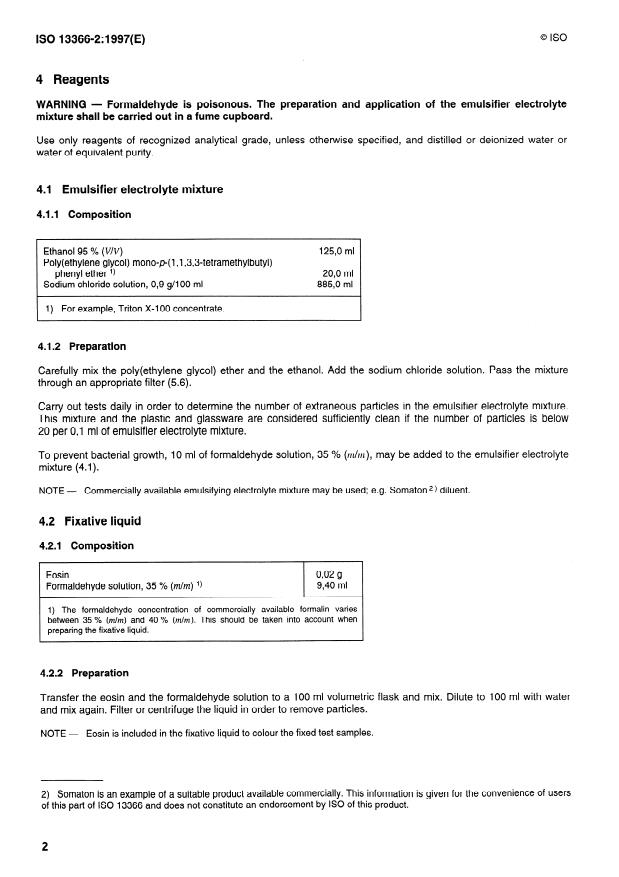 ISO 13366-2:1997 ISO 13366-2:1997 - Milk -- Enumeration of somatic cells - Page 4 preview
