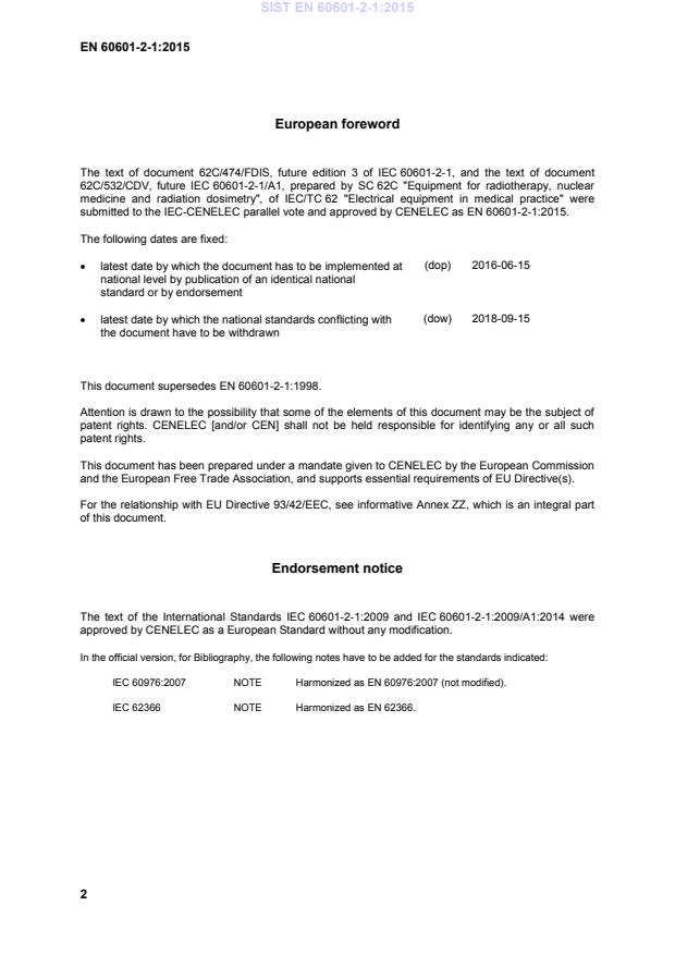 EN 60601-2-1:2015 EN 60601-2-1:2015 - Page 4 preview