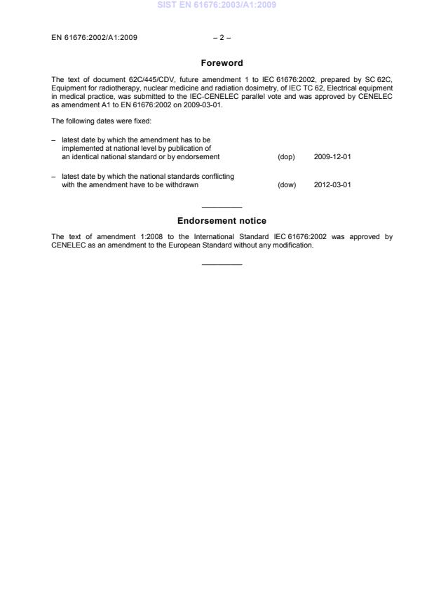 EN 61676:2002/A1:2009 EN 61676:2003/A1:2009 - Page 4 preview