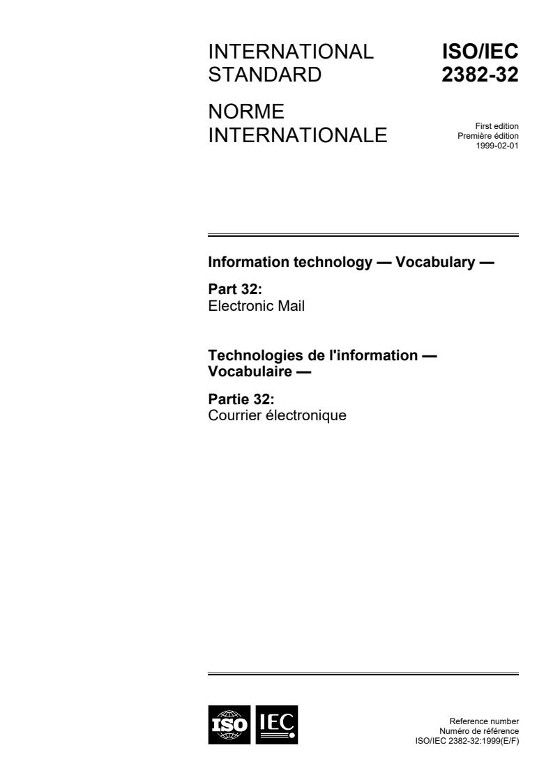 ISO/IEC 2382-32:1999