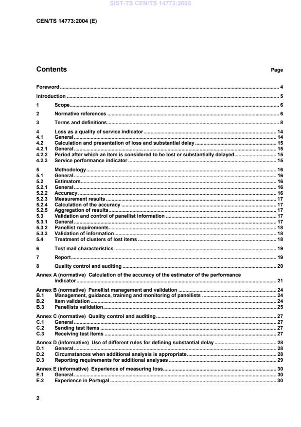 CEN/TS 14773:2004 TS CEN/TS 14773:2005 - Page 4 preview
