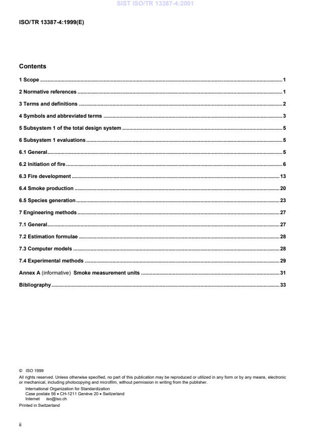 ISO/TR 13387-4:1999 ISO/TR 13387-4:2001 - Page 4 preview