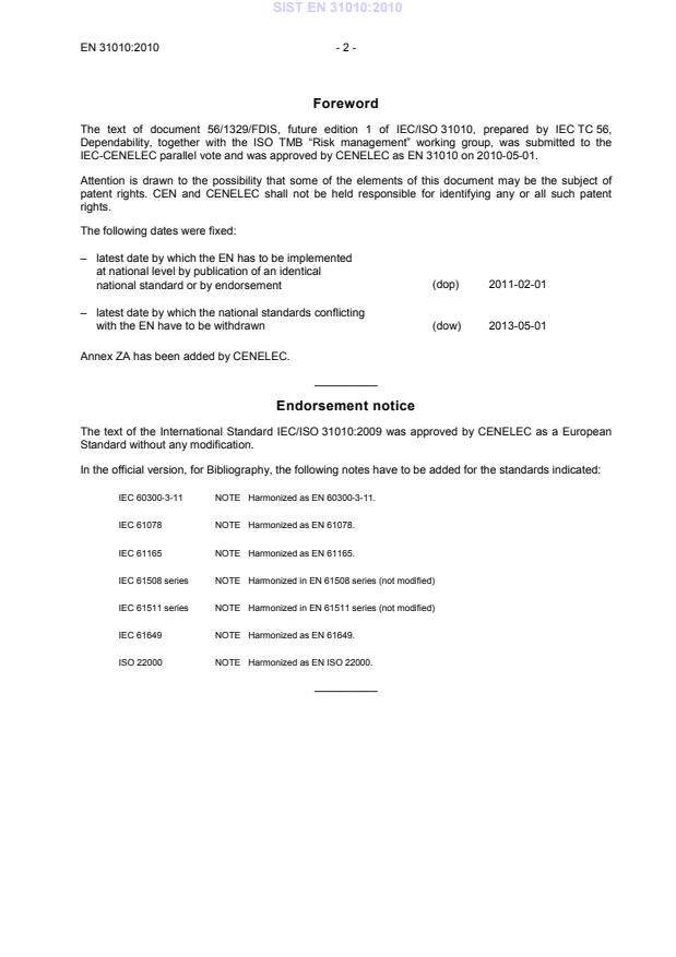 EN 31010:2010 EN 31010:2010 - Page 4 preview