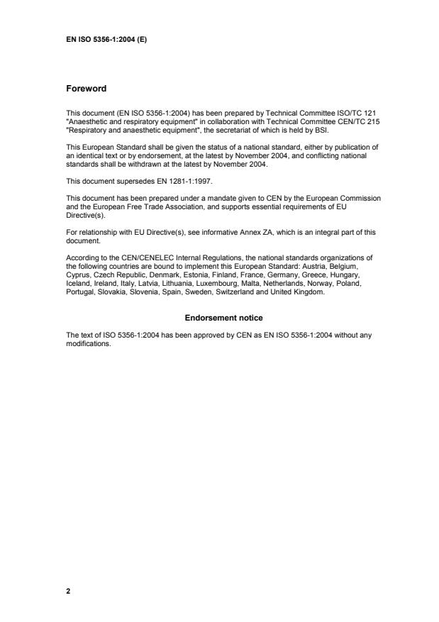 EN ISO 5356-1:2004 EN ISO 5356-1:2004 - Page 4 preview