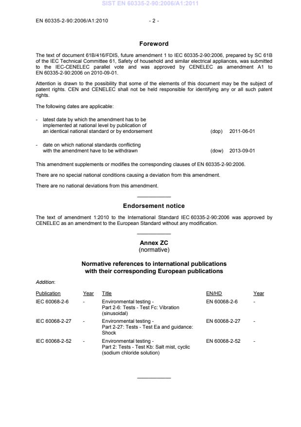 EN 60335-2-90:2006/A1:2010 EN 60335-2-90:2006/A1:2011 - Page 4 preview