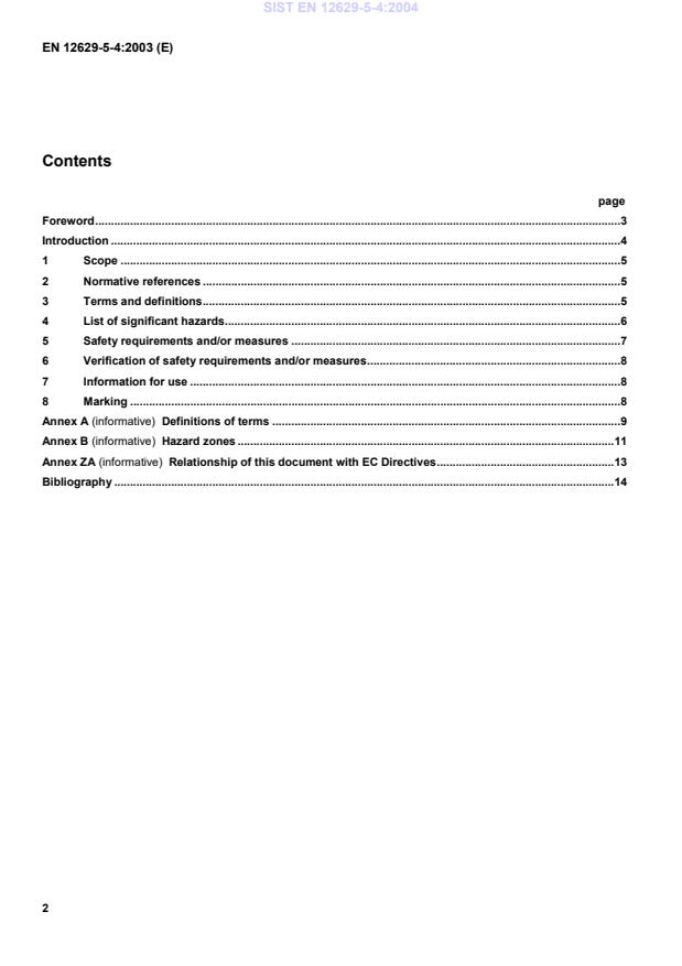 EN 12629-5-4:2003 EN 12629-5-4:2004 - Page 4 preview