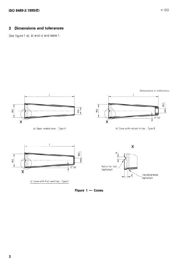ISO 8489-2:1995 ISO 8489-2:1995 - Textile machinery and accessories — Cones for cross winding — Part 2: Dimensions, tolerances and designation of cones with half angle 3 degrees 30'
Released:12/21/1995 - Page 4 preview