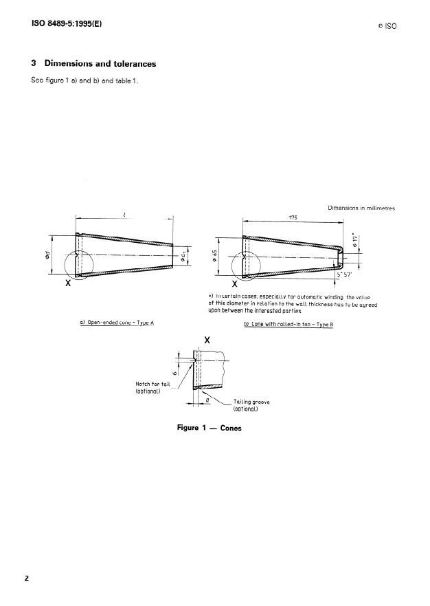 ISO 8489-5:1995 ISO 8489-5:1995 - Textile machinery and accessories — Cones for cross winding — Part 5: Dimensions, tolerances and designation of cones with half angle 5 degrees 57'
Released:12/21/1995 - Page 4 preview