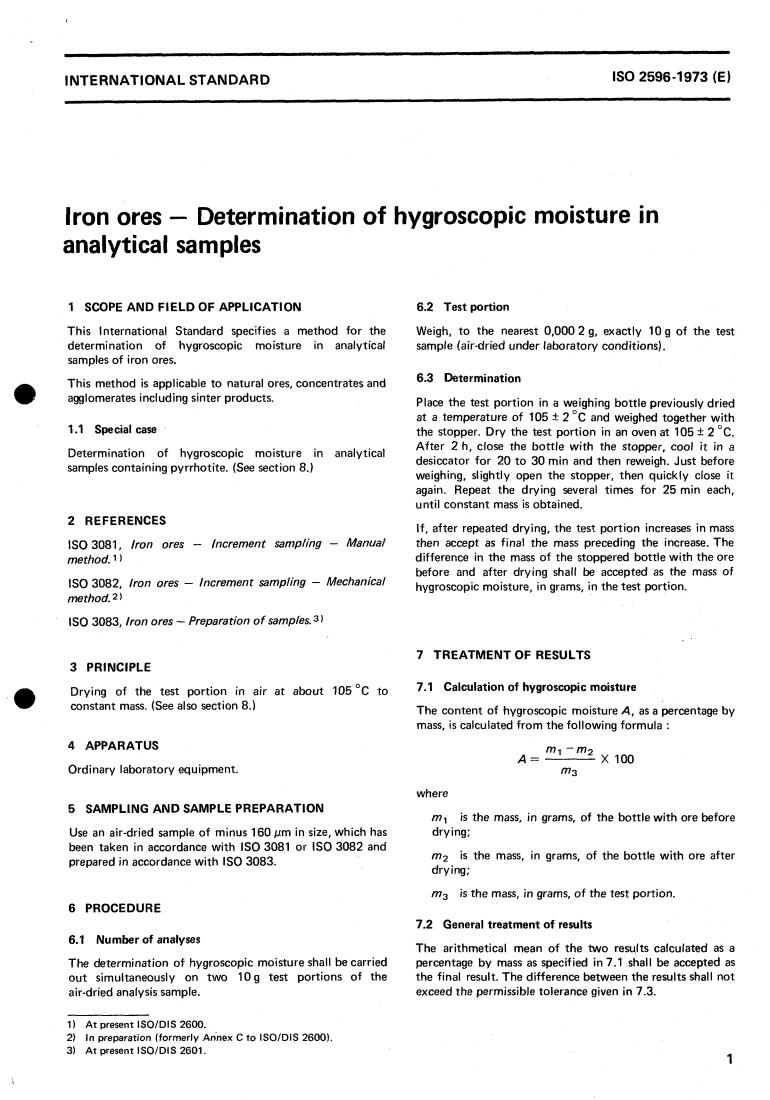 ISO 2596:1973 - Title missing - Legacy paper document
Released:1/1/1973