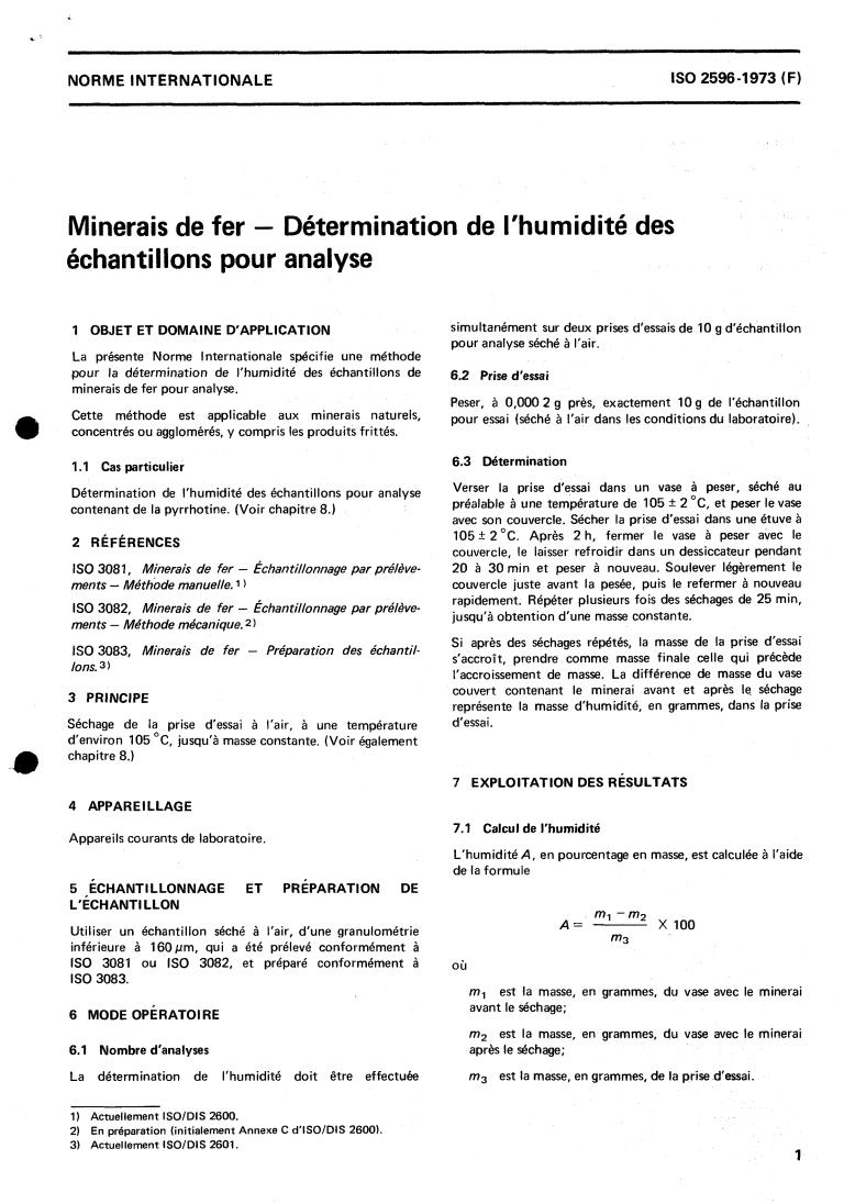 ISO 2596:1973 - Title missing - Legacy paper document
Released:1/1/1973