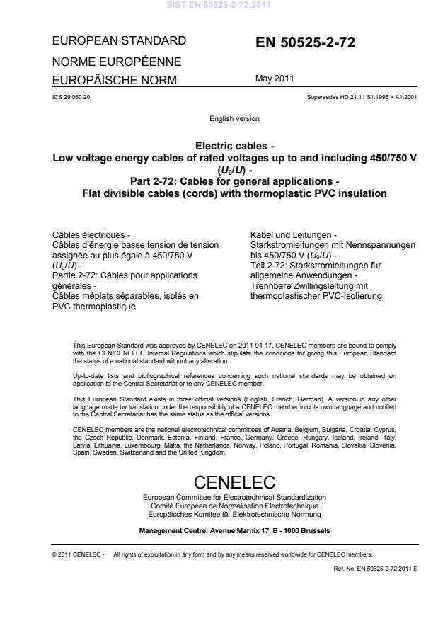 EN 50525-2-72:2011