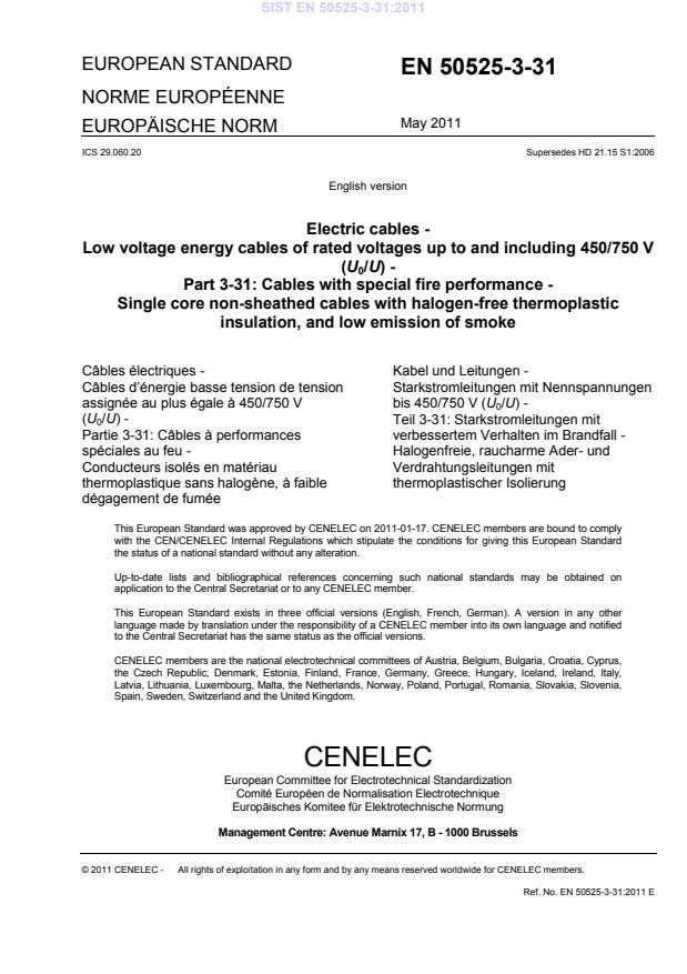 EN 50525-3-31:2011