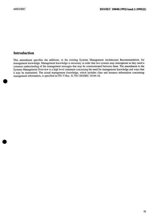 ISO/IEC 10040:1992/Amd 1:1995 ISO/IEC 10040:1992/Amd 1:1995 - Management knowledge management - Page 3 preview