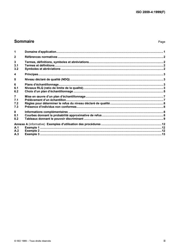 ISO 2859-4:1999 - Regles d'échantillonnage pour les contrôles par attributs