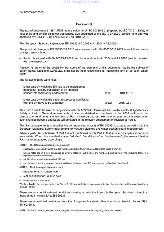 SIST EN 60335-2-2:2011 SIST EN 60335-2-2:2011 - Page 4 preview