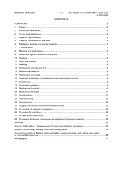 IEC 62841-2-14:2015+AMD1:2025 CSV - Electric motor-operated hand-held tools, transportable tools and lawn and garden machinery - Safety - Part 2-14: Particular requirements for hand-held planers
Released:27. 02. 2025
Isbn:9782832702895 - Page 4 preview