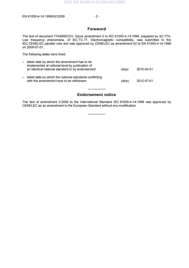 EN 61000-4-14:1999/A2:2009 EN 61000-4-14:2001/A2:2009 - Page 4 preview