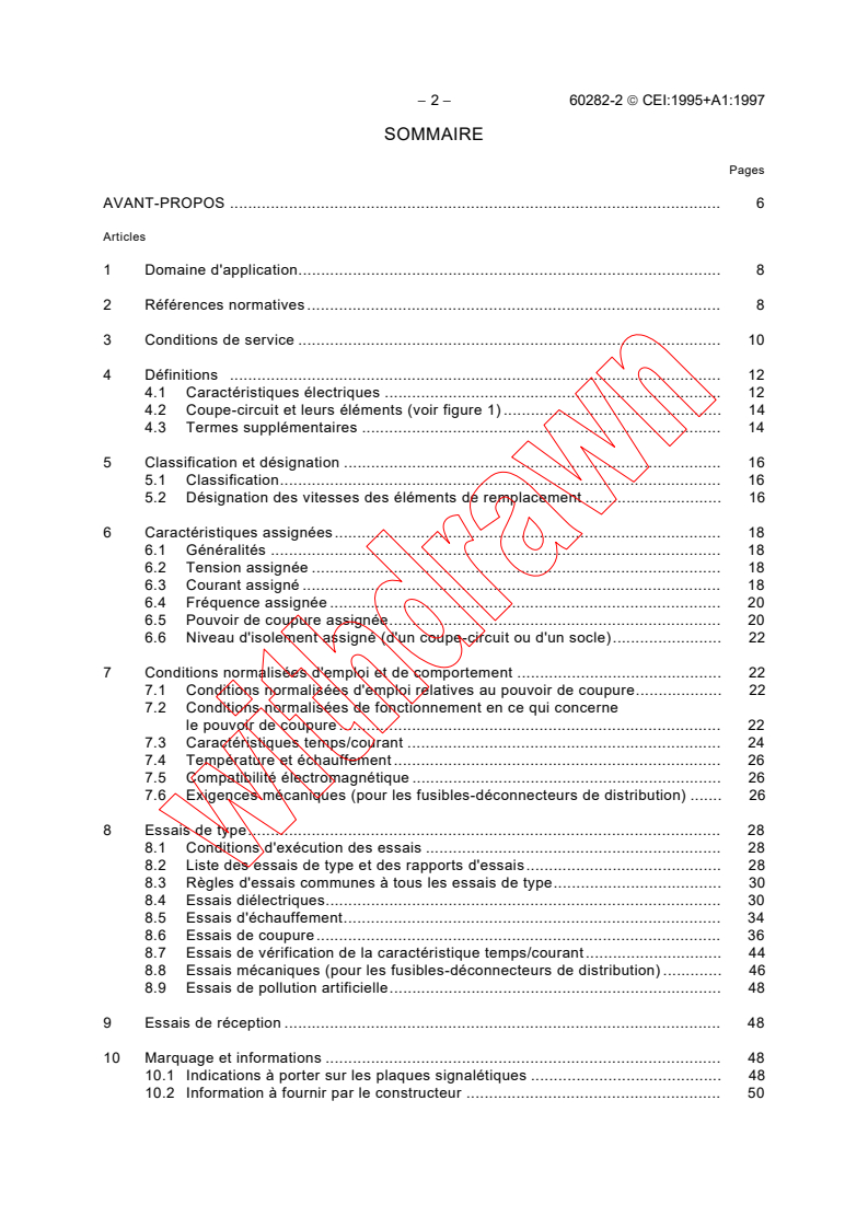 IEC 60282-2:1995 IEC 60282-2:1995+AMD1:1997 CSV - High-voltage fuses - Part 2: Expulsion fuses
Released:12/17/1997
Isbn:2831841720 - Page 4 preview