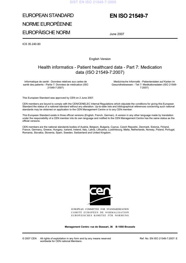 EN ISO 21549-7:2008