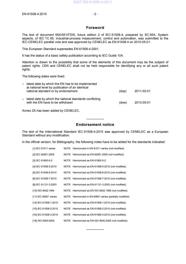 EN 61508-4:2010 EN 61508-4:2011 - Page 4 preview